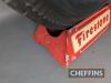 Firestone promotional tyre stand complete with car tyre - 3