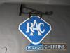 RAC Repairer diamond shape double sided enamel sign complete with lozenge and hanging bracket - 2