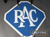 RAC Repairer diamond shape double sided enamel sign complete with lozenge and hanging bracket - 4