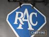 RAC Repairer diamond shape double sided enamel sign complete with lozenge and hanging bracket - 8