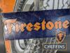 Firestone double sided flanged enamel sign, c.26x17.5ins - 2