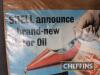 Shell X-100 Motor Oil pictorial colour poster unmounted enclosed in plastic, on hardboard - 2