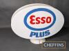 Esso Plus plastic petrol pump globe