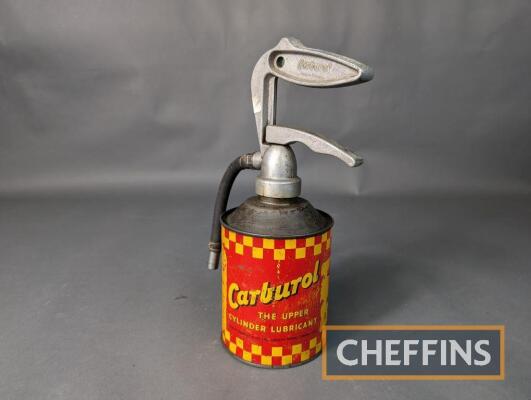 Carburol The Upper Cylinder Lubricant tin complete with shot dispenser