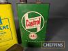 Qty tins t/w pourer, to inc. Castrol, BP etc - 3