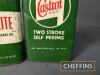 3no. Castrol quart engine oil tins - 7