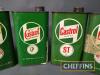 Qty Castrol gear oil tins, some Wakefield - 3