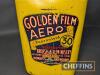 Morris's Golden Film Aero 5gallon pyramid top oil can with cap - 2