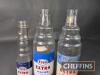 Pr. Esso Extra Motor Oil glass bottles t/w a pint version - 3