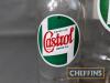 3no. Castrol glass oil bottles, some Wakefield - 2