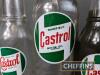 3no. Castrol glass oil bottles, some Wakefield - 4