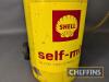 Shell Self-Mix Oil for Two Stroke Engines forecourt wheeled dispenser - 2