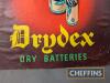 Drydex Dry Batteries freestanding promotional showcard 14ins tall - 4