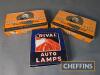 Lumax and Rival, a qty of automobile bulbs in original point-of-sale boxes - 8