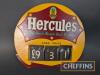 Hercules The Finest Bicycle Built To-Day wall hanging cash price indicator with price tabs, approx. 8x8.5ins