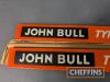 Pr. John Bull Tyre And Accessories shelf edge strips, appearing to be N.O.S - 2