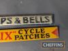 Use Lucas Lamps & Bells t/w Dunlop Reddifix Cycle Patches shelf edge strips - 4