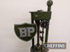 BP liveried Bowser skeleton petrol pump, restored - 2