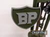 BP liveried Bowser skeleton petrol pump, restored - 4