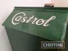 Castrol oil can cabinet with embossed top and original C.C Wakefield nameplate, restored, complete with 3no. oil cans (1 embossed) - 2