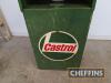 Castrol oil pump cabinet complete with original round sign - 4