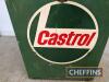 Castrol oil pump cabinet complete with original round sign - 5