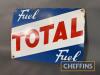 Total Fuel single sided enamel sign, c20x15ins - 2