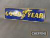 Goodyear single sided enamel sign, c24x7ins - 2