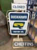 Duckham open/closed forecourt swinging sign - 2