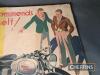 Royal Enfield Motorcycles 'Recommends Itself' dealer advertising poster mounted to hardboard, 29x19.5ins - 4