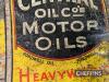 Central Motor Oils Oil Co printed tin sign, an early and extremely uncommon survivor, 19x14.5ins - 4