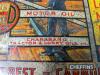 Central Motor Oils Oil Co printed tin sign, an early and extremely uncommon survivor, 19x14.5ins - 9