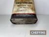 Esso Two Stroke Motor Oil pint tin t/w gear oil quart tin - 8