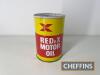 Redex Motor Oil can t/w BP Super Visco-Static oil can - 6