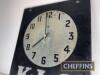 KLG spark plugs Too Good To Miss wall clock by Smiths Electric c.14x10.5ins - 3