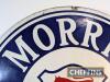 Morris Sales and Service circular enamel sign, 28.5ins diameter - 2