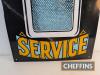 Morris Service reproduction single sided enamel sign, 20.5x14ins - 3