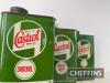 3no. Castrol quart oil cans - 2