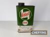 3no. Castrol quart oil cans - 3