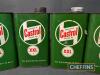 5no. Castrol quart oil cans, some 'Wakefield' - 3