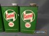 5no. Castrol quart oil cans, some 'Wakefield' - 4