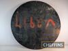 AA Cheriton, Tichborne, Hinton Ampner, London circular single sided enamel sign, 30ins diameter - 8