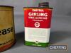 Mobilgrease No.4 grease tin t/w Castrol Girling oil can - 4