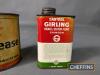 Mobilgrease No.4 grease tin t/w Castrol Girling oil can - 5