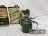 Castrol, qty of oil and fluid cans to inc' Castrol XS, Castrolite etc - 4