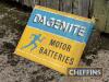 Dagenite Motor Batteries double sided flanged printed aluminium sign - 3