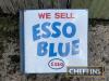 We Sell Esso Blue doubled sided flanged enamel sign, very good order - 4