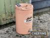 Aladdin Pink 5gallon paraffin drum c/w tap