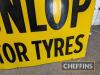 Dunlop Motor Tyres single sided enamel sign, 6x4ft - 5