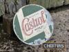 Wakefield Castrol circular printed tin sign - 5